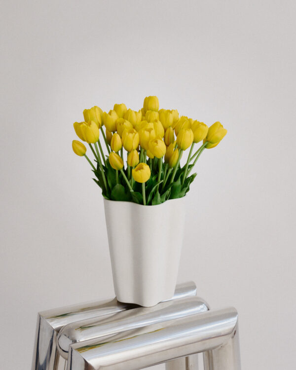 Tulpe, buttercup yellow, real touch, 5 Stiele