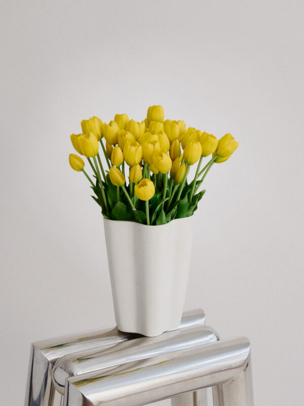 Tulpe, buttercup yellow, real touch, 5 Stiele