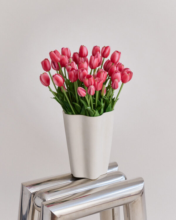 Tulpe, soft carmine, real touch, 5 Stiele