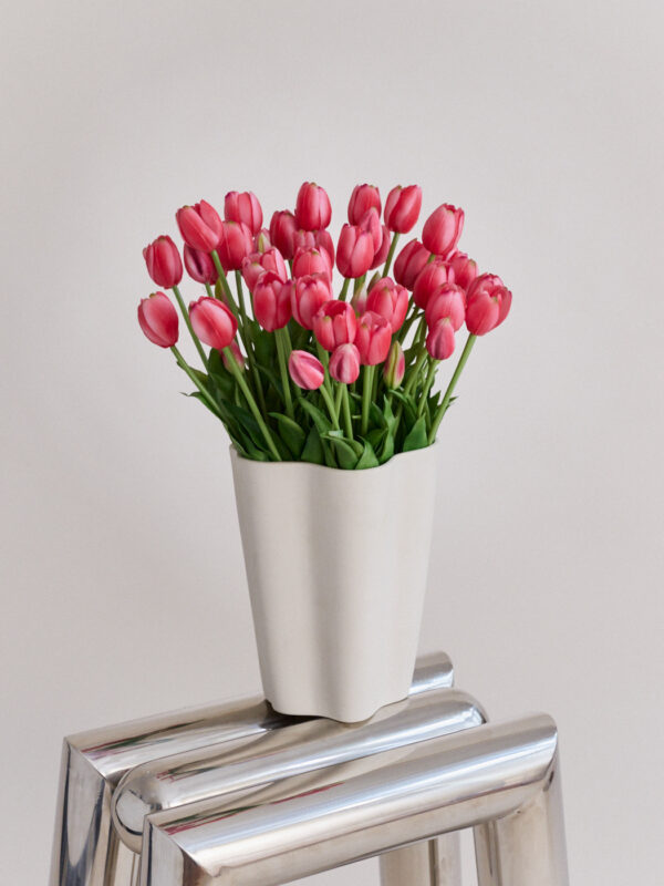 Tulpe, soft carmine, real touch, 5 Stiele