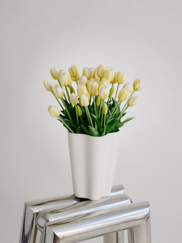 Tulpe, milky lemon, real touch, 5 Stiele